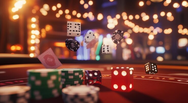 medan4d login account dashboard showing deposit options and Caribbean Stud Poker access